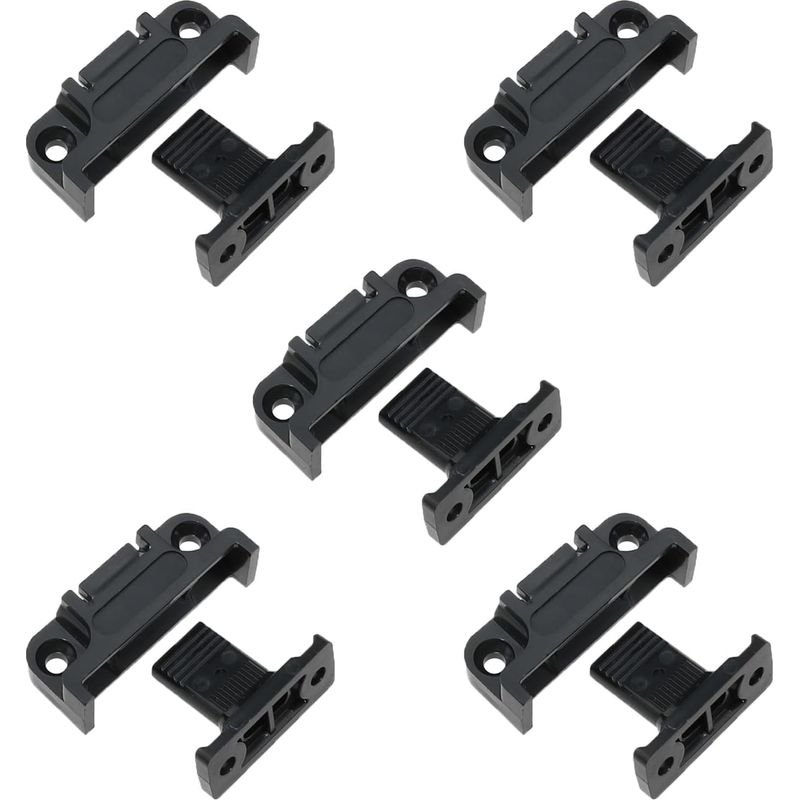 Heyous 5er-pack Schwarze Schnellverschlussverbinder Aus Kunststoff Für Abnehmbare Römische Säulen