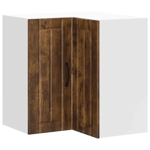 vidaXL Küchen-Eckhängeschrank Lucca Räuchereiche Holzwerkstoff 853862
