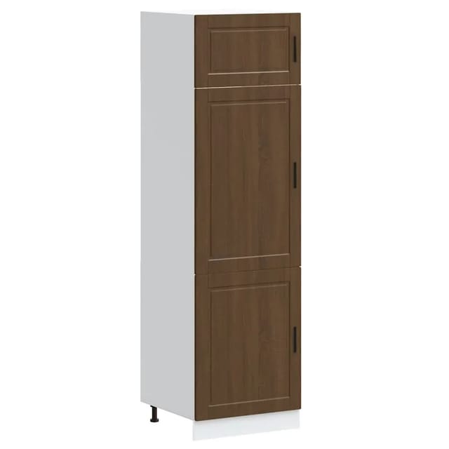 vidaXL Küchenschrank Porto Braun Eichen-Optik Holzwerkstoff 854114