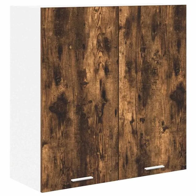 vidaXL Hängeschrank mit Tür Riga Geräucherte Eiche 80 x 31 x 80 cm 884286