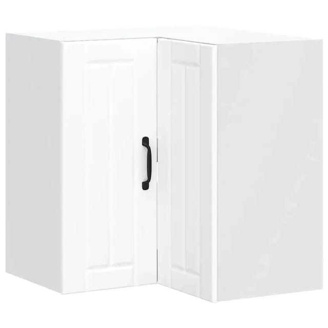 vidaXL Küchen-Eckhängeschrank Lucca Weiß Holzwerkstoff 853857