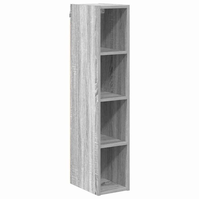 vidaXL Hängeschrank mit Speicher Riga Graues Sonoma 20 x 29,5 x 100 cm 884455