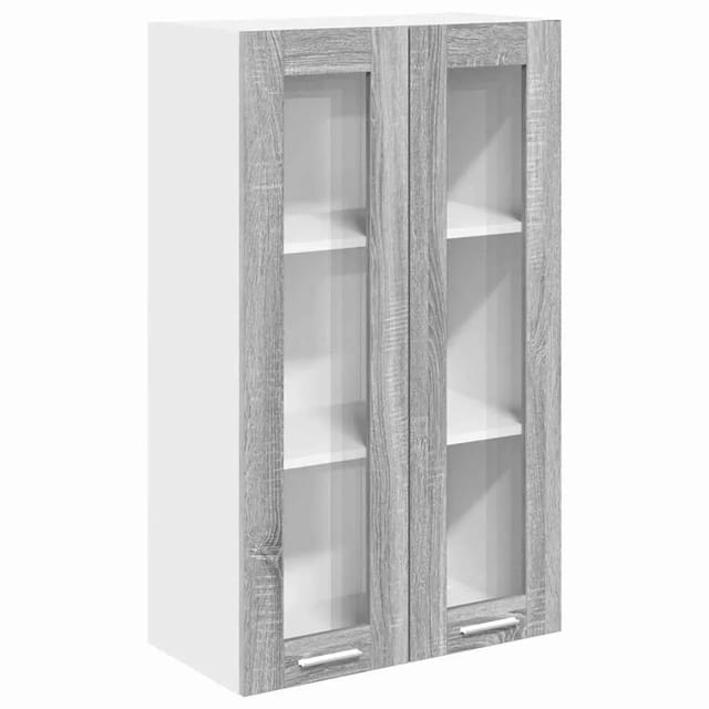vidaXL Hängeschrank Riga Graues Sonoma 60 x 31 x 100 cm Holzwerkstoff 884391