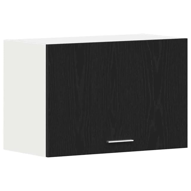 vidaXL Hängeschrank mit Tür Riga Schwarz Eichen-Optik 60 x 31 x 60 cm 863146
