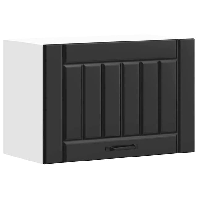 vidaXL Küchen-Hängeschrank Lucca Schwarz Holzwerkstoff 853838