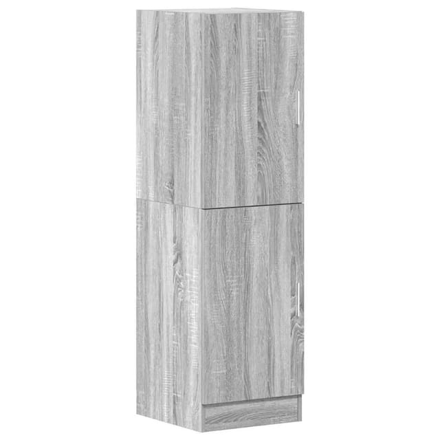 vidaXL Küchenschrank Grau Sonoma 38x41,5x131,5 cm Holzwerkstoff 860117