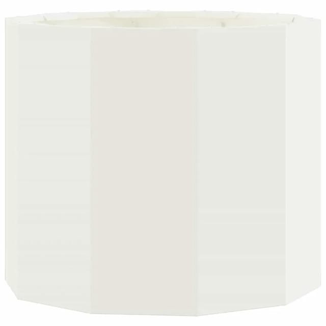 vidaXL Pflanzkübel Weiß 60 x 60 x 50 cm Stahl 883760