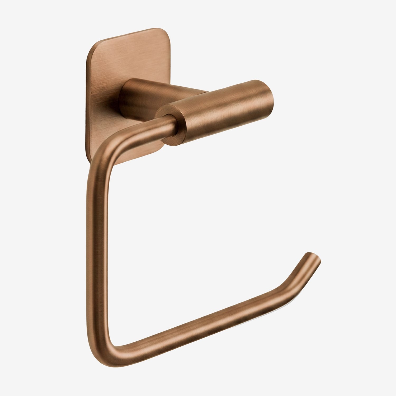 Sklum Selbstklebender Rollenhalter Für Das Badezimmer Aus Edelstahl Ondreli Gebürstetes Roségold