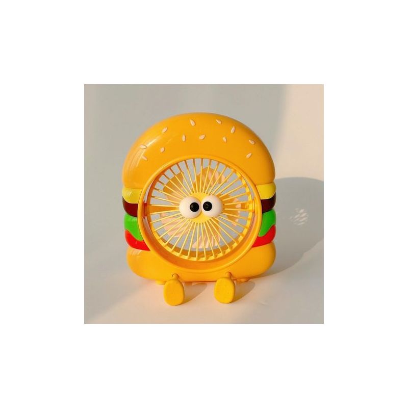 2-in-1 Mini-ventilator – Tragbar + Tischgerät – 3 Geschwindigkeitsstufen (sanfte Brise → Intensive Kühlung) – Taschenformat – Wiederaufladbar – Ideal Für Schule, Büro, Camping, Sport Und Reisen
