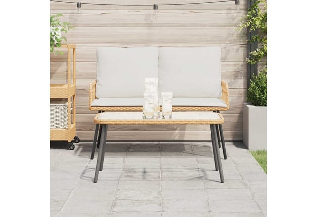 vidaXL Couchtisch Braun und Schwarz 90 x 45 x 43 cm 4108268