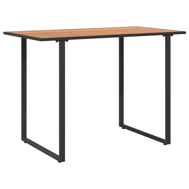 vidaXL Gartentisch Braun 100 x 55 x 70 cm Stahl und DPC 42007552