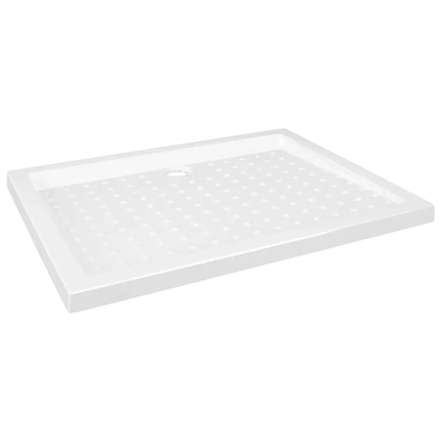 vidaXL Duschwanne Anti-Rutsch Weiß 90x70x4 cm ABS 148896
