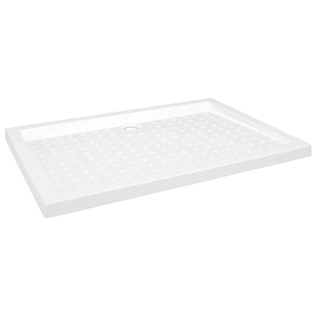 vidaXL Duschwanne Anti-Rutsch Weiß 70x100x4 cm ABS 148899