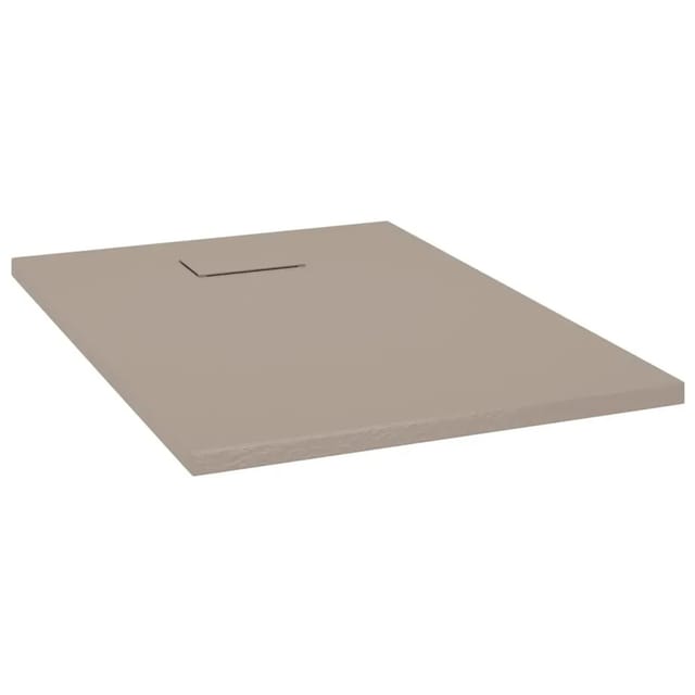 vidaXL Duschwanne SMC Braun 100x70 cm 148926