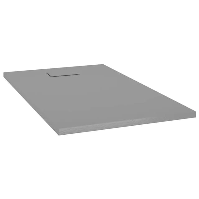 vidaXL Duschwanne SMC Grau 120x70 cm 148936