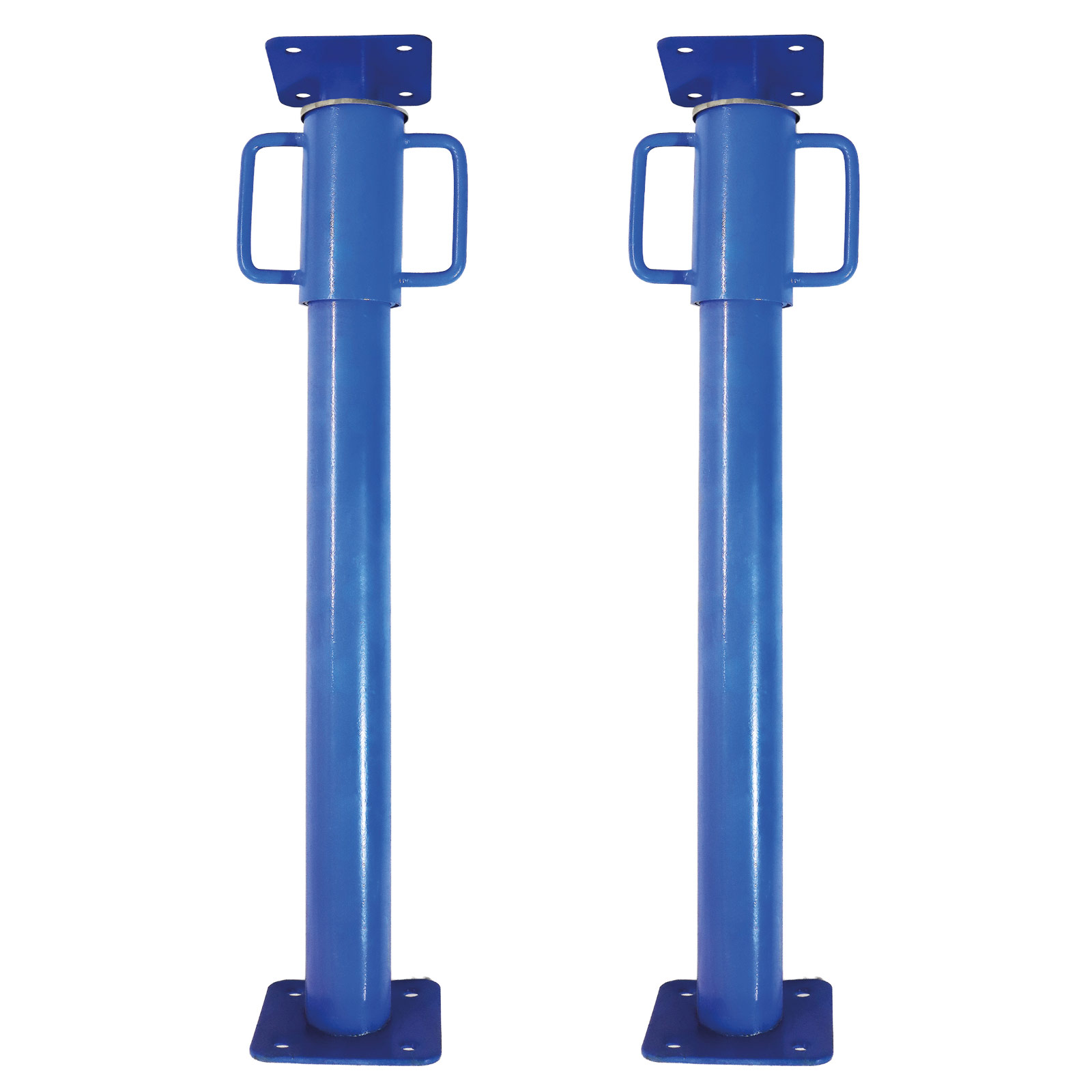 Bituxx 2x Baustütze 80-130 Cm Bis 1600 Kg, Verstellbare Montagestütze, Deckenstütze Aus Stahl, Baustempel, Teleskopstütze Für Trockenbau, Renovierung Und Montage
