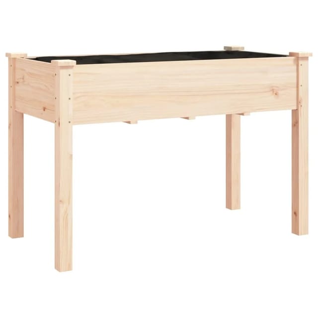vidaXL Pflanzkübel mit Einsatz 118x59x76 cm Massivholz Tanne 364233