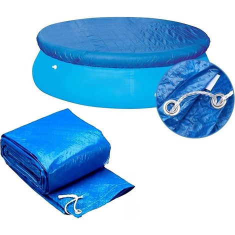 Runde Plane Ccykxa Für Aufstellpools, Schutzplanen Für Aufblasbare Schwimmbecken, Schwimmbadabdeckung (183 Cm/6 Fuß)