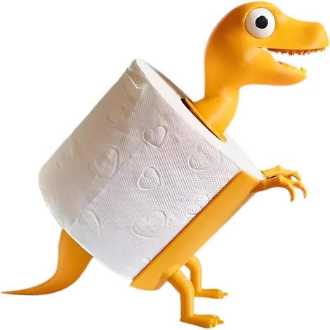 Ccykxa 3d-dinosaurier-toilettenpapierhalter, Toilettenpapierständer, Dekoratives Rollenregal, Organizer Für Bad Und Küche