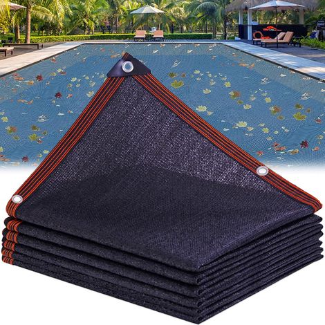 Ccykxac Pool-planennetz, Pool-rollladenabdeckung, Pool-schutznetz (größe: 3×5m (10×16,4ft))
