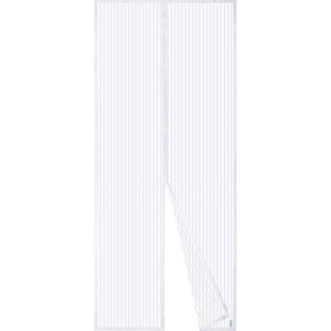 Ccykxa Magnetisches Moskitonetz Für Türen, Netzvorhang, Magnetverschluss Oben Und Unten Mit Automatischer Schließung, Hält Die Luft Frisch (90x210cm)