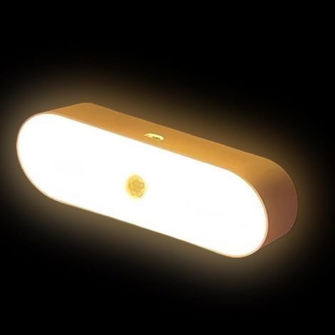 Ccykxa Universelle Bewegungsmelderleuchte Für Den Innenbereich, Automatische Beleuchtung Mit Präsenzsensor, Tragbares Magnetisches Kabelloses Nachtlicht Für Das Schlafzimmer