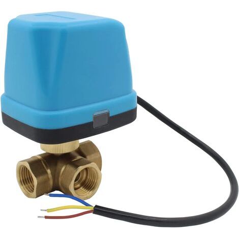 3-wege-motorventil 220 V, Motorisiertes Magnetventil 220 V, 1/2-zoll-kugelhahn (dn15 1/2 Zoll)