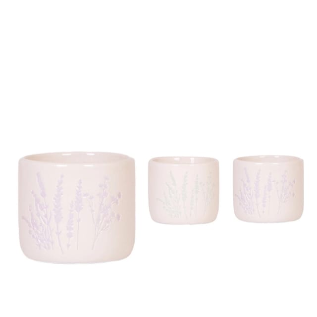 Keramik-Übertopf Floral Auswahl Topf-Ø ca. 6 cm