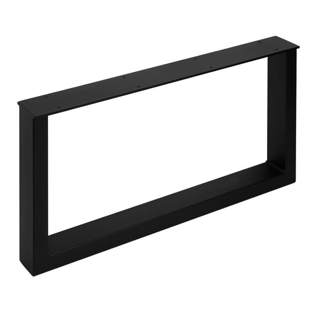 SOTECH Tischgestell TAB Stahl Schwarz Matt Profil 80 x 40 mm Höhe 400 mm Tiefe 800 mm