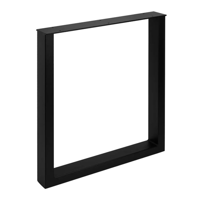 SOTECH Tischgestell TAB Stahl Schwarz Matt Profil 80 x 40 mm Höhe 720 mm Tiefe 600 mm