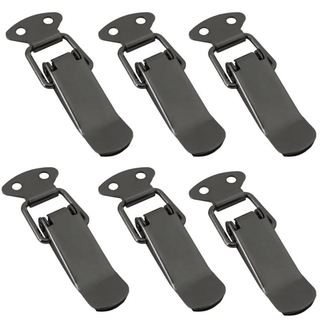 SOTECH 6 Stück Spannverschluss LATCH Edelstahloptik Kniehebelspanner