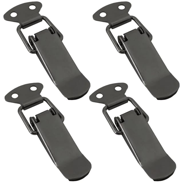SOTECH 4 Stück Spannverschluss LATCH Edelstahloptik Kniehebelspanner