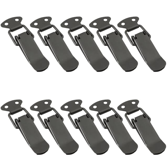 SOTECH 10 Stück Spannverschluss LATCH Edelstahloptik Kniehebelspanner