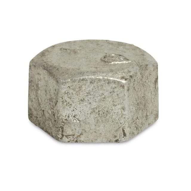 Klasebo Gewindefitting Temperguss Kappe Hexagon 1/2 IG