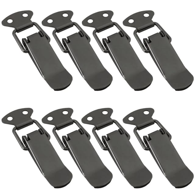 SOTECH 8 Stück Spannverschluss LATCH Edelstahloptik Kniehebelspanner