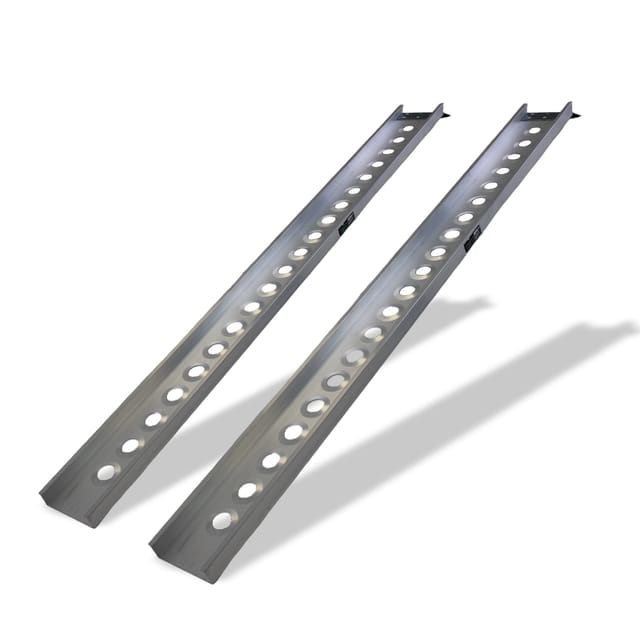 TRUTZHOLM 2x Alu Auffahrschienen 194cm Traglast 200kg Starr