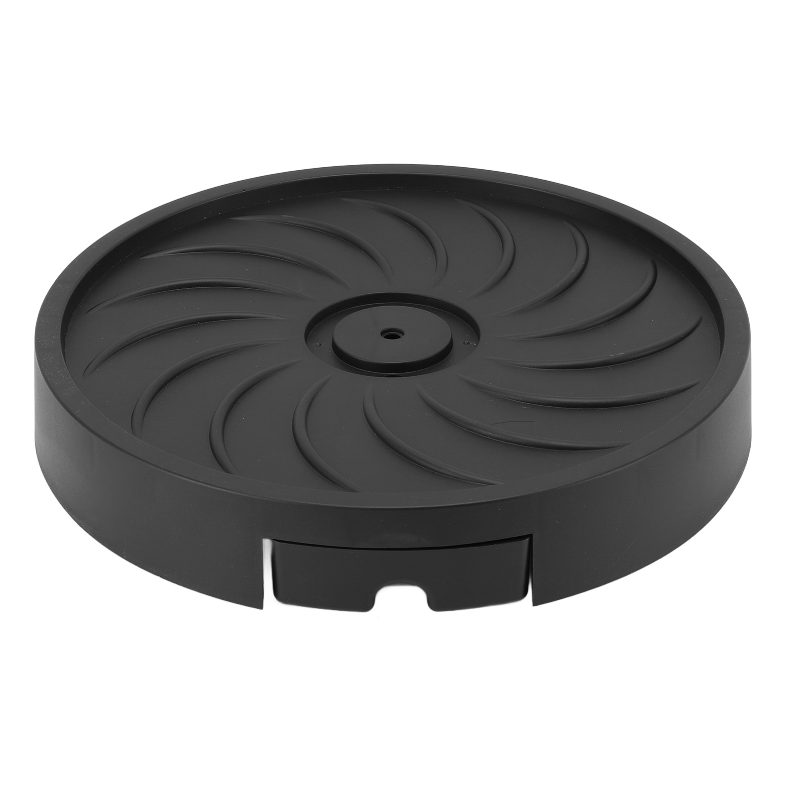 Rollbarer Pflanzenständer Mit 4 Rädern, Mobile Kunststoffschale, Garten-/terrassenwagen, Blumentopf, Schwarz, 30 Cm Innenbreite.