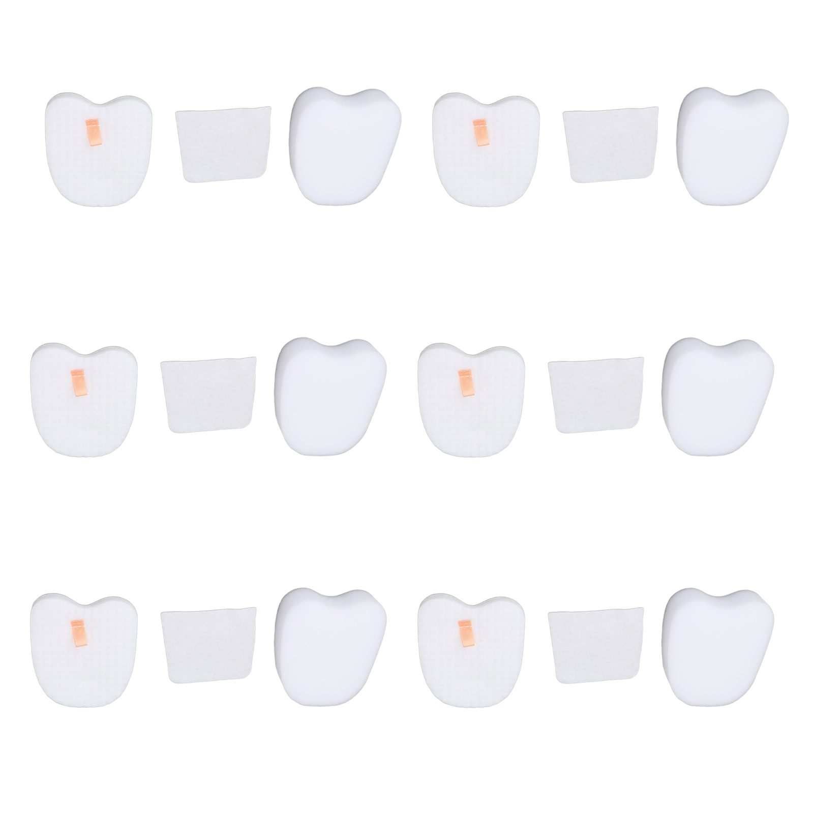 6er-pack Ersatz-schaumstofffilzfilter Für Shark Staubsauger Xpstfh380 Zs360 Zs361c Zs362