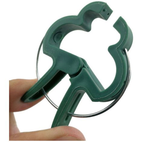 48 Gartenclips Für Tomaten, Rosen, Gurken Und Andere Kletterpflanzen – Stabile Clips Zur Befestigung Von Kletterpflanzen H176