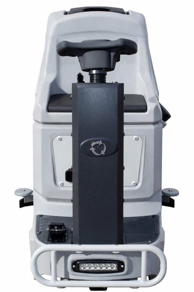 DeTec. Aufsitzscheuersaugmaschine DT FL70 mit 2 Akkus Scheuersaugmaschine 56 cm Bürstendurchmesser