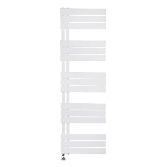 Belrad Elektrischer Handtuchheizkörper Paneel Anschluss Links Weiß 1600x500 HxB 755W