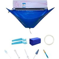 Lntyq 10-teiliges Klimaanlagen-reinigungsset – Waschbezug Zum Abstauben Von Wandklimaanlagen Mit Wasserschlauch, Split-systeme, 135 Cm X 60 Cm