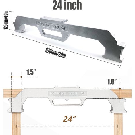 Frame 24 Silber Werkzeuge Für Den Rahmenbau, Zentimeter-rahmenständer, Markierungswerkzeuge, Rahmenbefestigungsvorrichtungen, Tischlerplattenhalterungen, Klemmen.
