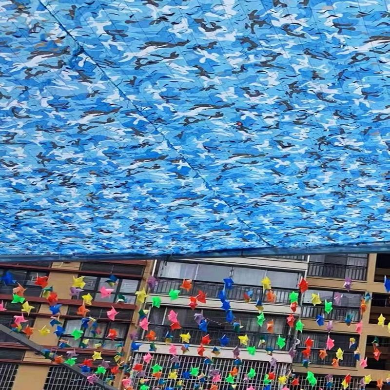 Militärisches Tarnnetz, Ozeanblaues Tarnnetz, Marine-tarn-sonnenschirmnetz, Für Camping, Sonnenbaden Im Freien, Partydekoration, Autoabdeckung (3x4m)