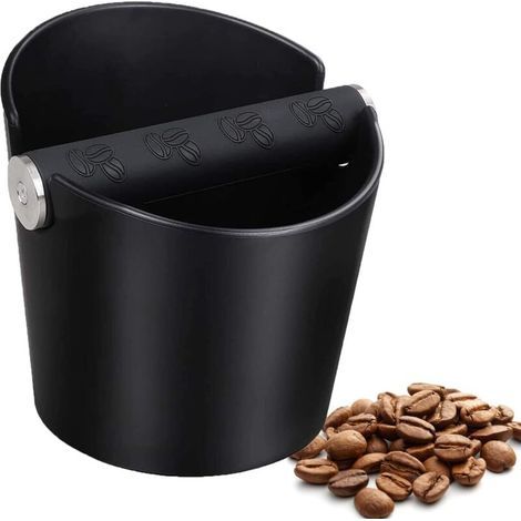 Lntyq Kaffeeabklopfbox, Kaffeeabklopfbox, Kaffeesatzbehälter, Kaffeeabklopfbox, Barista-zubehör Mit Abnehmbarem Metall-abklopfhebel Und Rutschfestem Boden