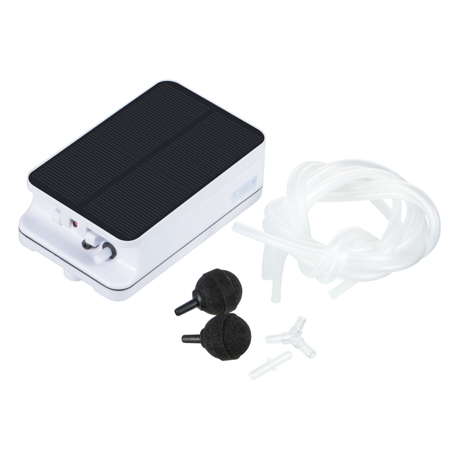 Wasserdichter, Solarbetriebener Pool-sauerstoffanreicherer – 2200-mah-luftpumpe – 100° Faltbares Solarpanel – Energiesparend