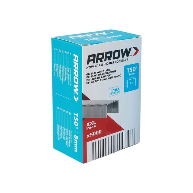 Arrow Klammer T50 Länge 8 mm 5.000 Stück
