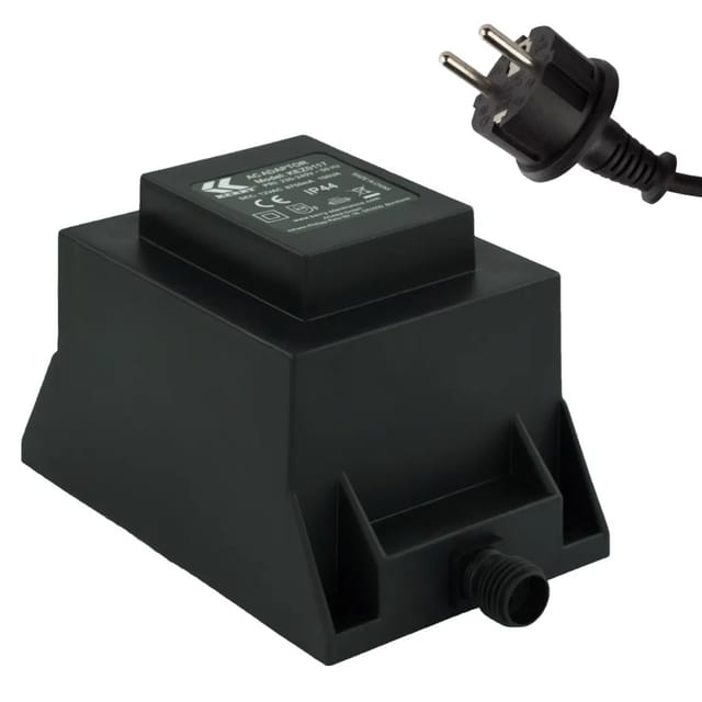 Kerry Electronics Trafo 105W 12V/AC IP44 Netzkabel 2-Pin-Stecker