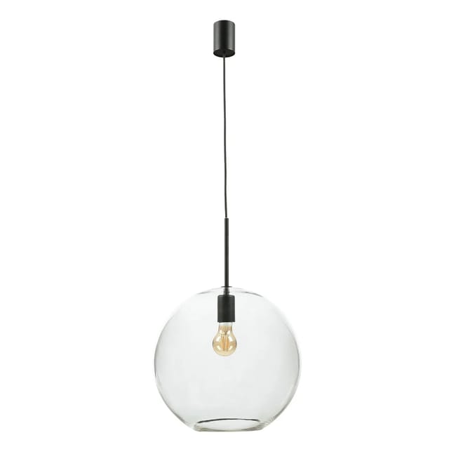 EASYLIGHT Hängeleuchte Kugelschirm Ø 36 cm E27 Glas Metall Daron