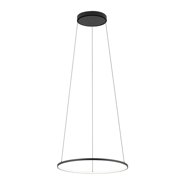 EASYLIGHT LED Pendelleuchte Ring Ø 45 cm Schwarz 4000 K 600,m Metall